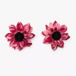 ZARA Maxi Flower Contrast Earringa